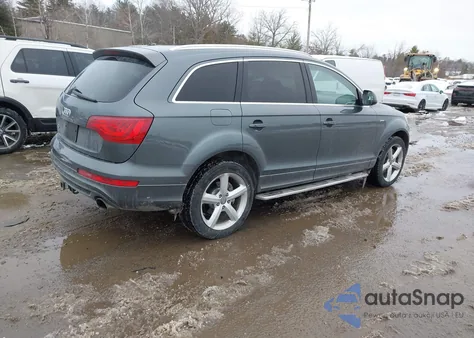 2013 Audi Q7 3.0T S Line Prestige from USA, damaged, VIN WA1DGAFEXDD010906